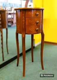 Tavolino fagiolo portatelefono in legno