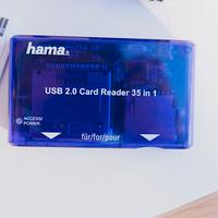 HAMA Multi Card Reader + 7 PORTS Hub - USB 2