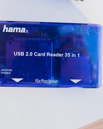 HAMA Multi Card Reader + 7 PORTS Hub - USB 2