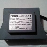 Trasformatore incapsulato 230V 12V 24V 40VA motore
