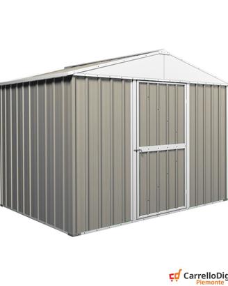 Baracca cantiere in lamiera 275x175 grigio chiaro