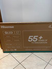 Smart TV Hisense QLED 43" - Serie E7