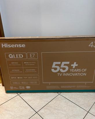 Smart TV Hisense QLED 43" - Serie E7