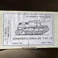 Modellino Cri.El model Semovente Ansaldo Fiat L6