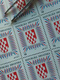 Svendita francobolli nuovi Croazia 1991-2002