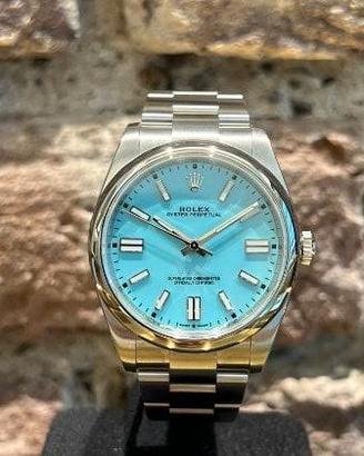 Rolex 124300 41mm azzurro 2022 Tiffany