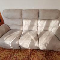 Divano con relax elettrico