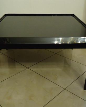 Tavolino design vintage in plastica colore nero
