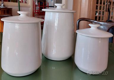 BARATTOLI VASO in CERAMICA BIANCA  partire da 15 e