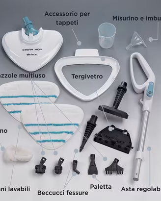 Pulitore a vapore per pavimenti