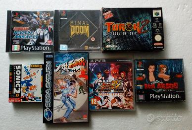 Retrogame Sony PS1, PS3, Nintendo 64, Sega Saturn