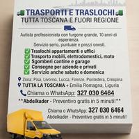Trasporto e traslochi e sgomberi