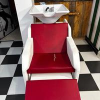 Poltrona shampoo barber parrucchiere