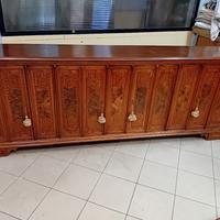 credenza noce intarsiata