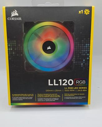 VentolaVentola RGB per computer LL120 - Corsair