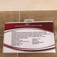 Coppia casse audio usb