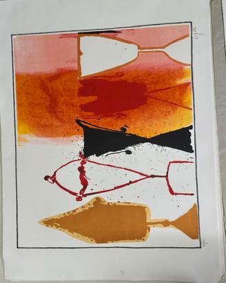 pietro lista litografia quadro pittura 