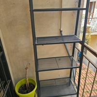 libreria metallica 4 ripiani