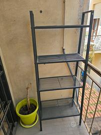 libreria metallica 4 ripiani