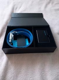 cofanetto nuovo Piquadro:  cintura + portacarte