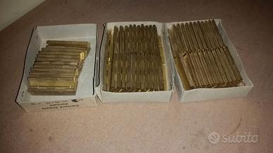 Cerniere ottone doppie zancate nuove