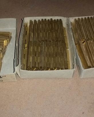 Cerniere ottone doppie zancate nuove