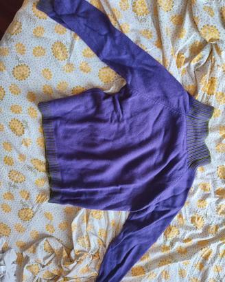 Maglione Viola in Misto Cashmere