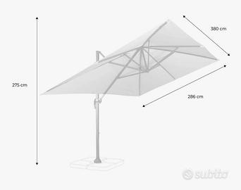 Ombrellone fa giardino 