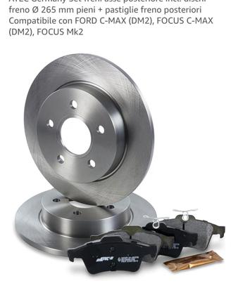Kit freni posteriori per Ford Focus 2 serie