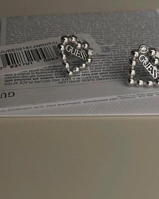 Orecchini GUESS "Beaded Heart" a Cuore - NUOVI con