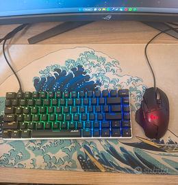 Tasteira Ajazz e Mouse Logitech