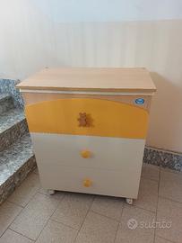 Mobiletto Pali Bagnetto Fasciatoio Orsetto 