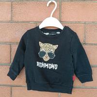 Felpa Richmond nera con leopardo- Taglia 6 anni