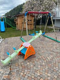 Altalena chicco piu giostrina