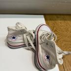 Converse bianche bambina num 21