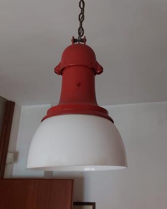 lampadario industriale stile navale vintage 