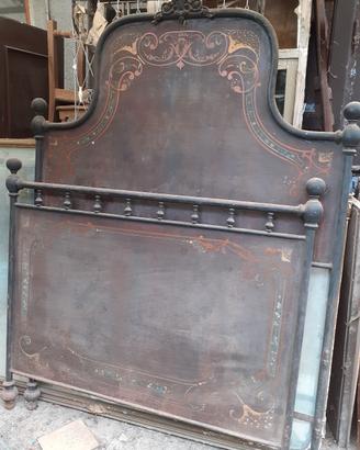 letto in ferro  vecchio