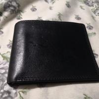 Portafoglio / borsellino vera pelle uomo compatto 