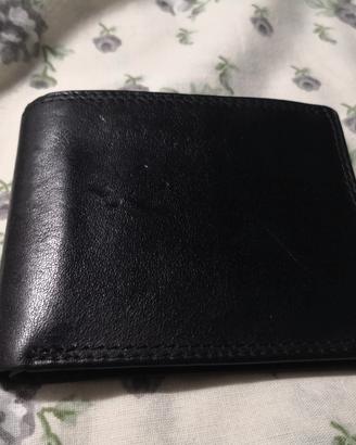 Portafoglio / borsellino vera pelle uomo compatto 