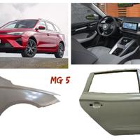 MG 5 paraurti cofano parafango fanale cerchi box