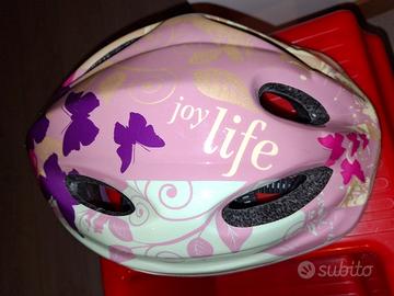 casco bicicletta da bambina