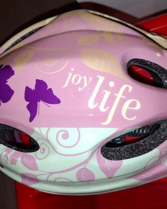 casco bicicletta da bambina