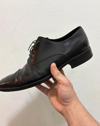 Ermenegildo Zegna scarpe eleganti nere 45 uomo