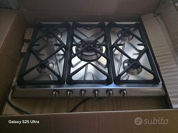 Piano cottura gas 5 fuochi SMEG