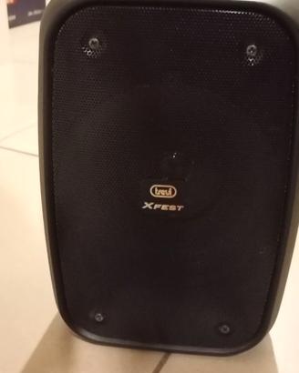 Altoparlante bluetooth trevi con microfono