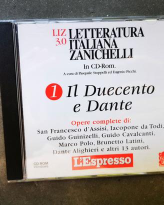 Letteratura Italiana Zanichelli -Dante