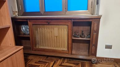 Copri termosifone in legno con griglia