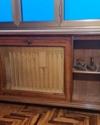 Copri termosifone in legno con griglia