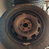 4 cerchioni ferro 15", 5 fori