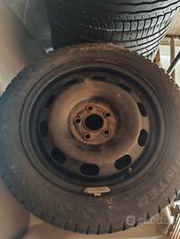 4 cerchioni ferro 15", 5 fori